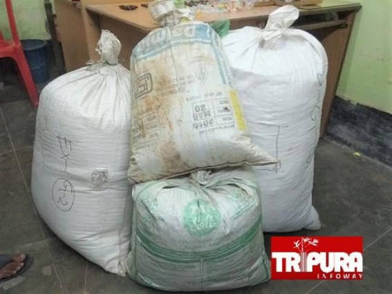 Airport Police recovered huge amount of contraband items from a house